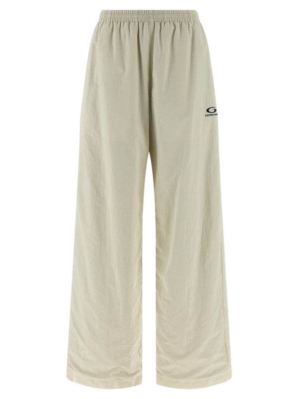 Balenciaga 100% Polyamide joggers in beige