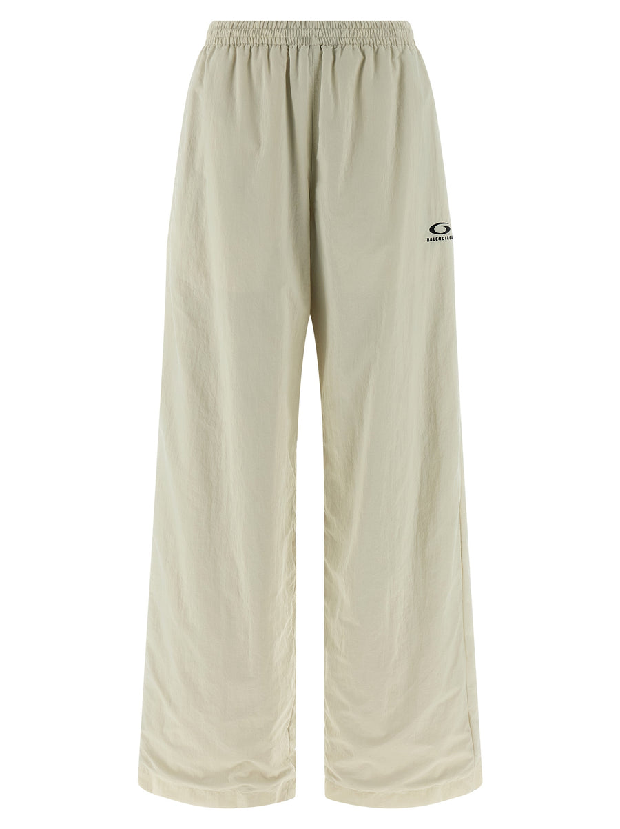 Balenciaga 100% Polyamide joggers in beige