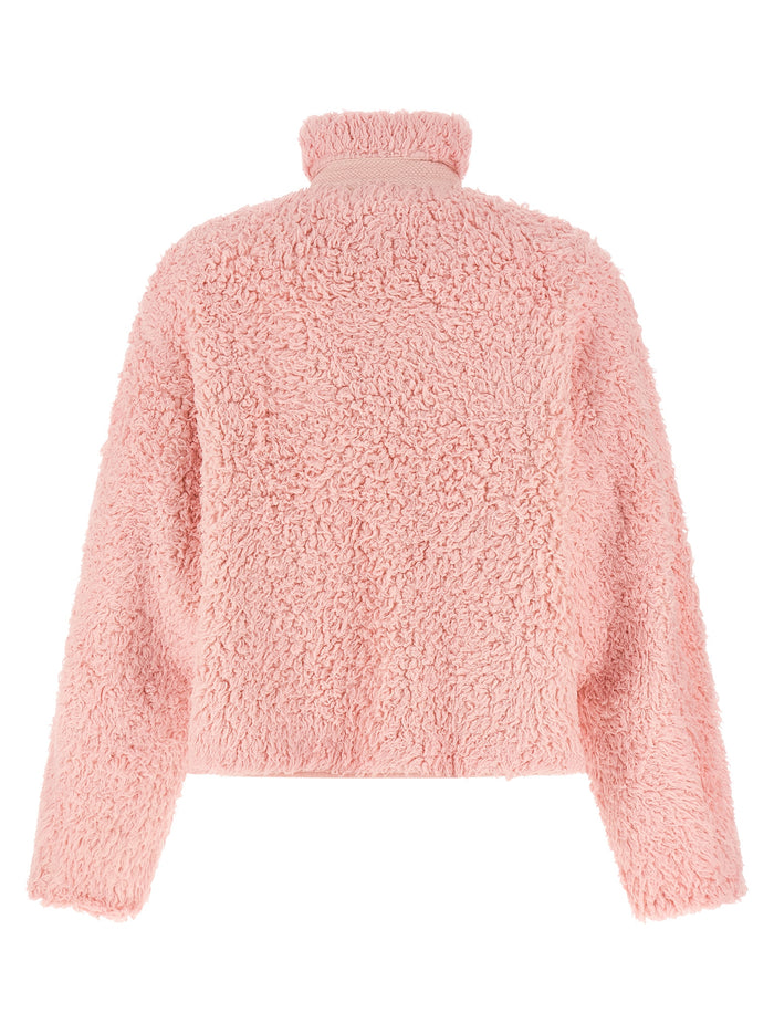 Jil Sander 100% cotton jacket in pink — view 2