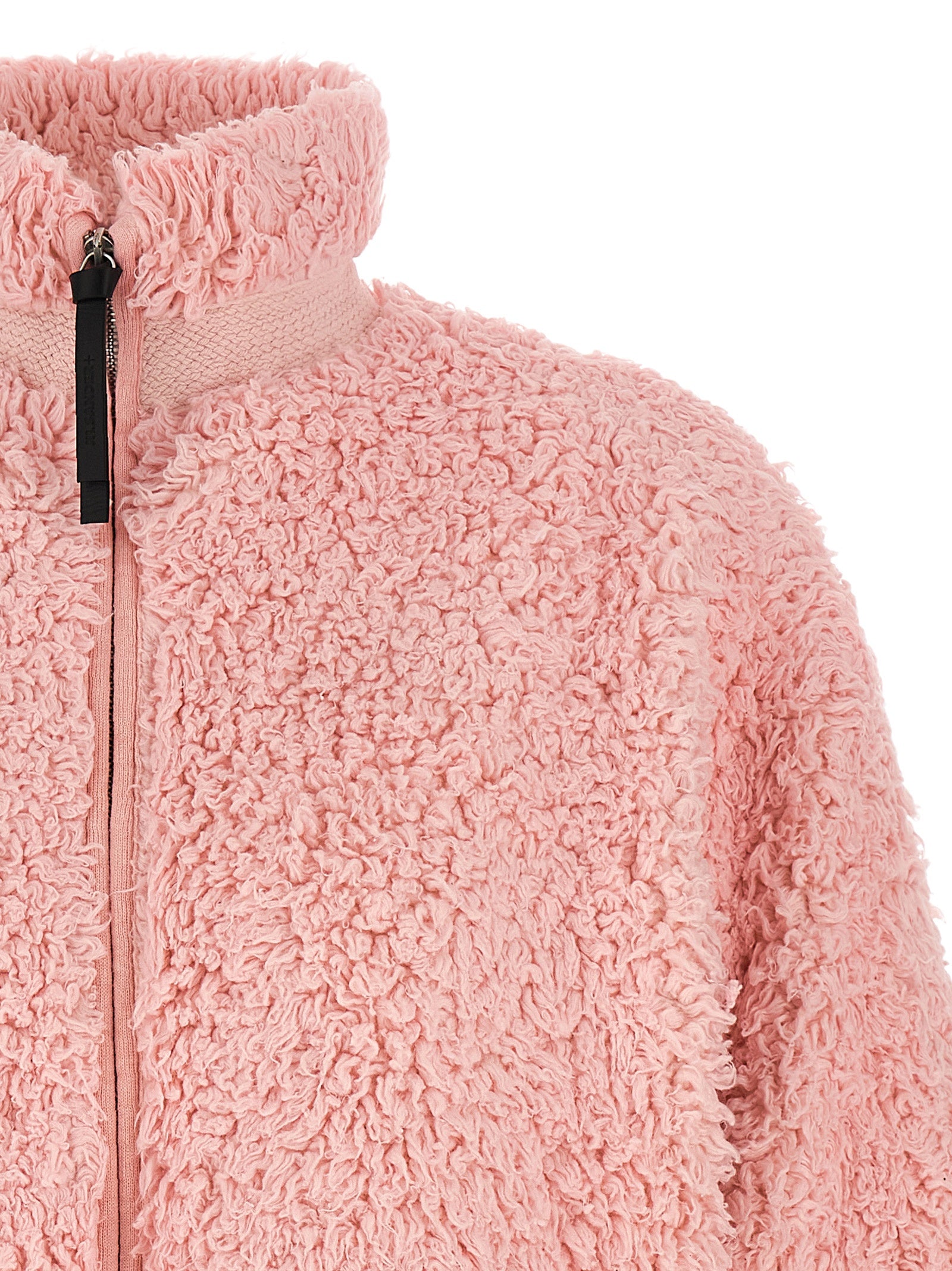 Jil Sander 100% cotton jacket in pink — view 3