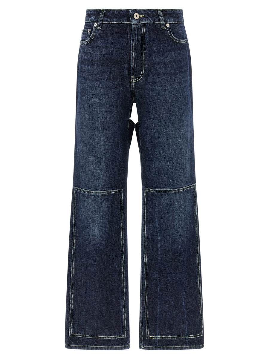 Jean Paul Gaultier 100% cotton jeans in blue