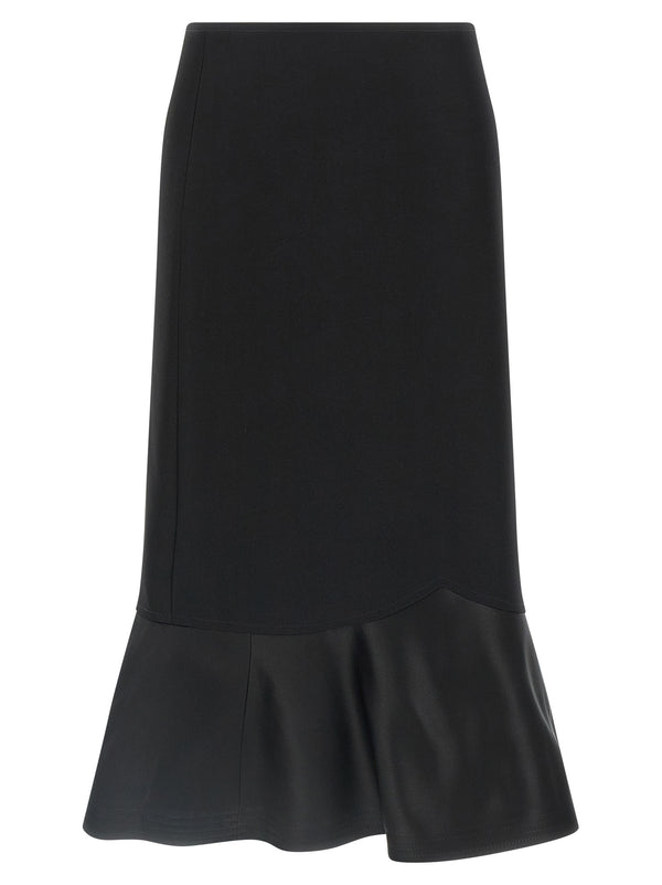 Fendi 100% Virgin Wool skirt in black