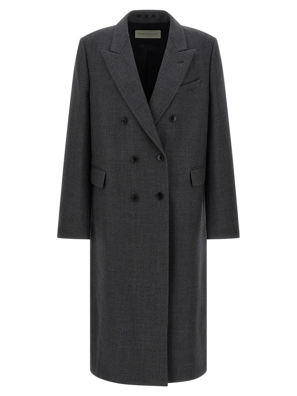 Dries Van Noten 100% wool coat in gray