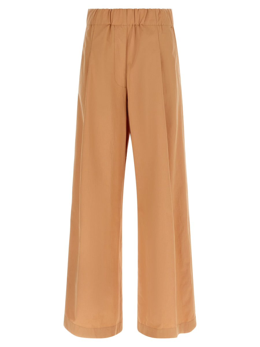 Dries Van Noten 100% cotton trousers in beige