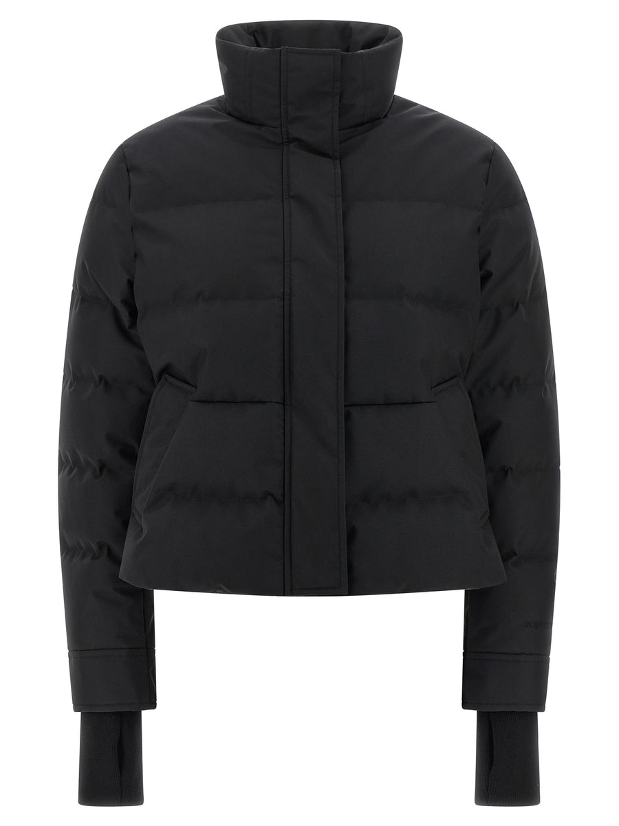 Alexander McQueen 100% Polyamide with goose feather padding down jacket in black