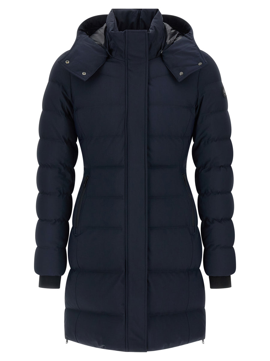 Moose Knuckles 76% Nylon down jacket in navy