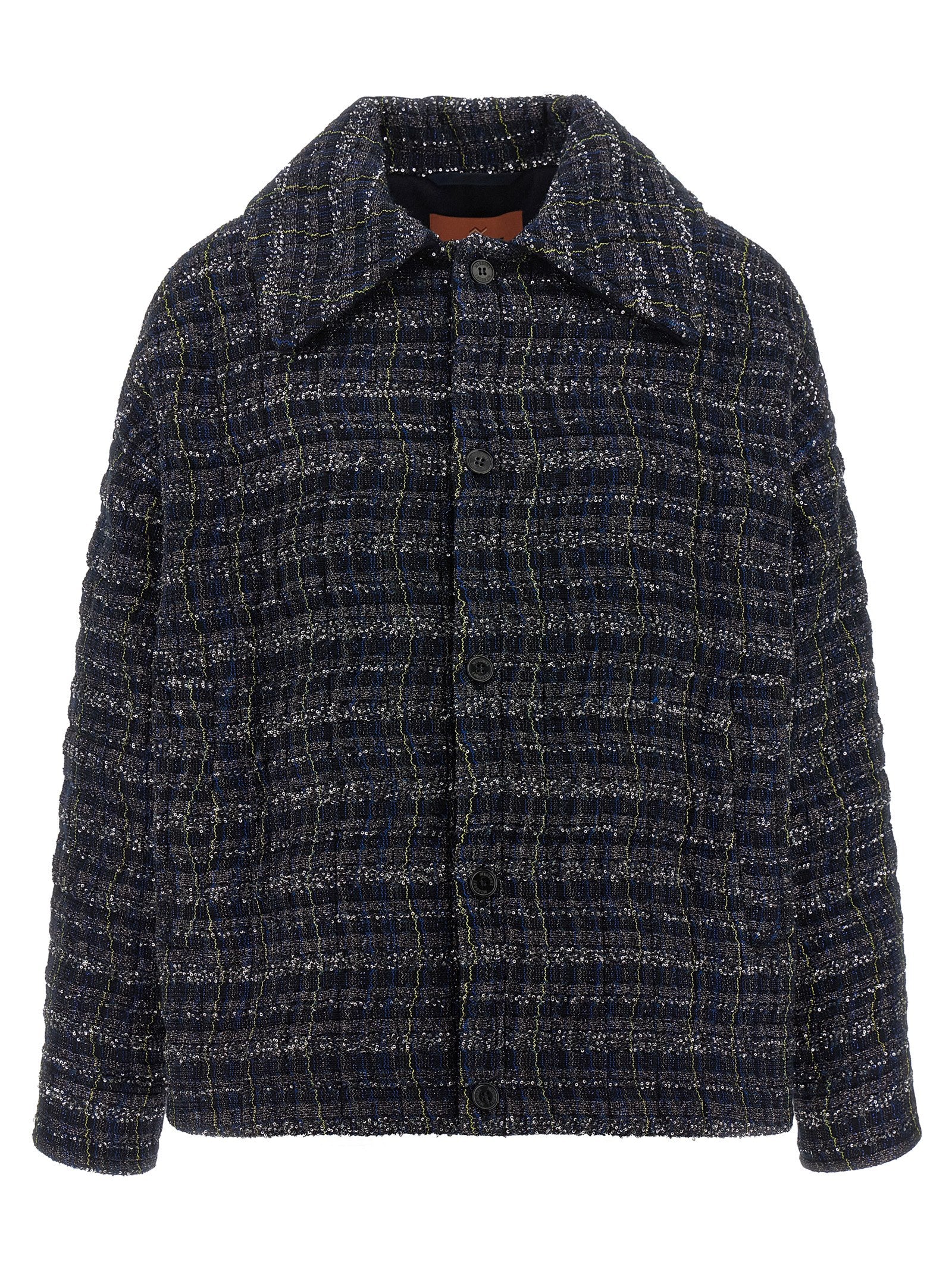 Missoni 63% Viscose overshirt in blue