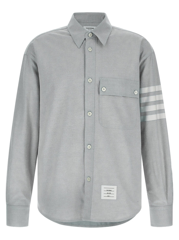 Thom Browne 100% Cotton shirt in gray