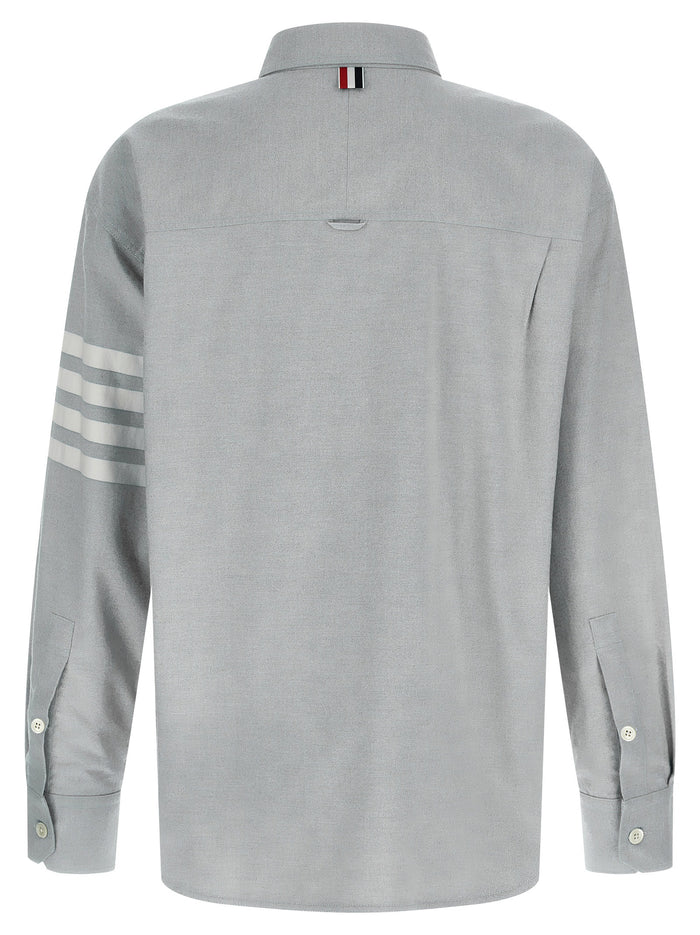 Thom Browne 100% Cotton shirt in gray — view 2