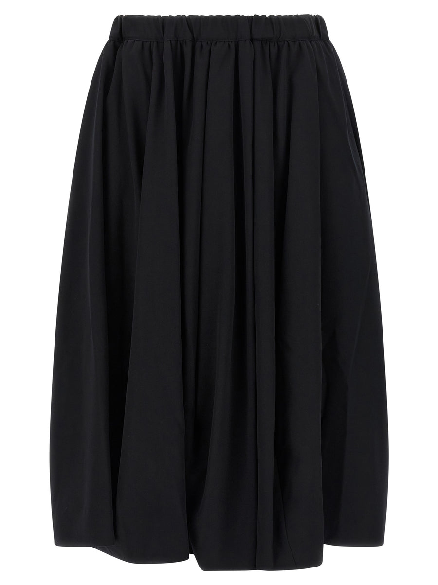 Comme des Garçons 100% wool skirt in black