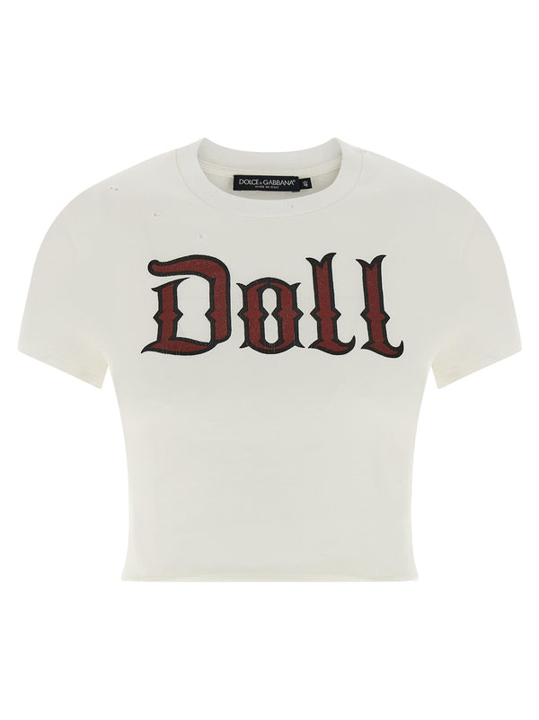 Dolce & Gabbana 100% Cotton t-shirt in white