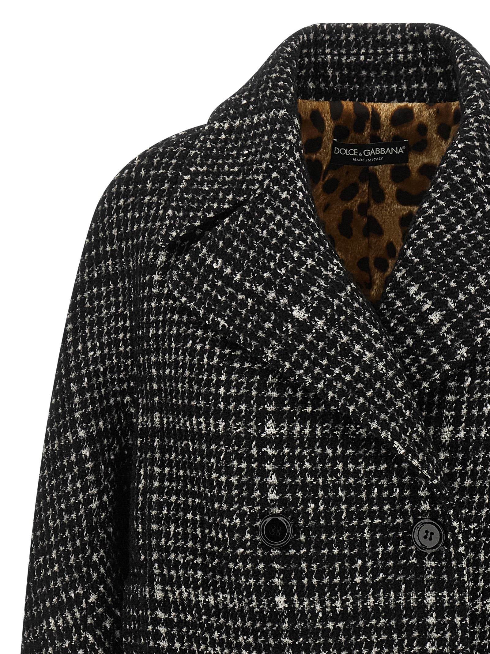 Dolce & Gabbana 50% Virgin Wool blazer in black — view 3