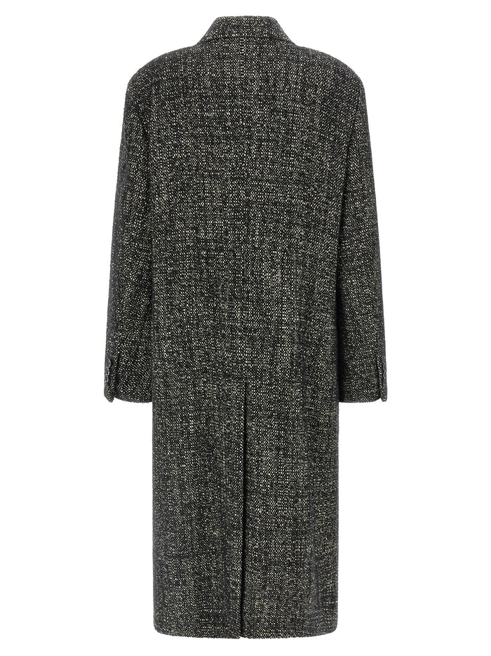Dolce & Gabbana 87% Wool coat in gray — view 2