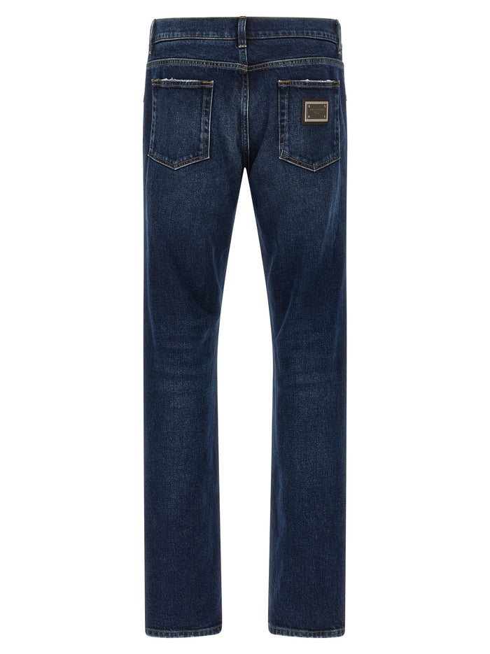 Dolce & Gabbana 100% Cotton jeans in blue — view 2