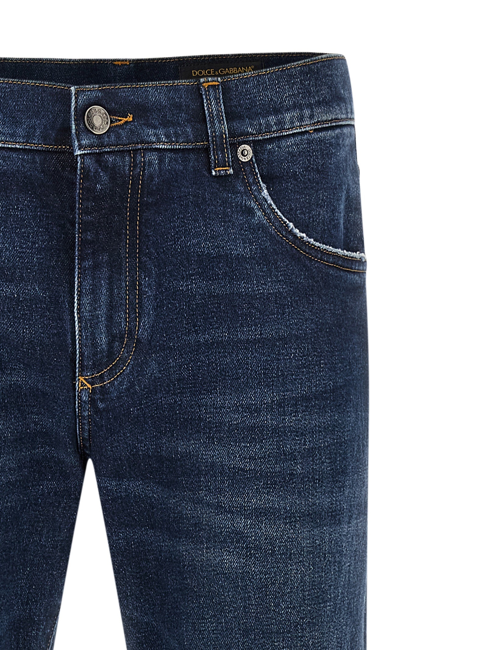 Dolce & Gabbana 100% Cotton jeans in blue — view 3