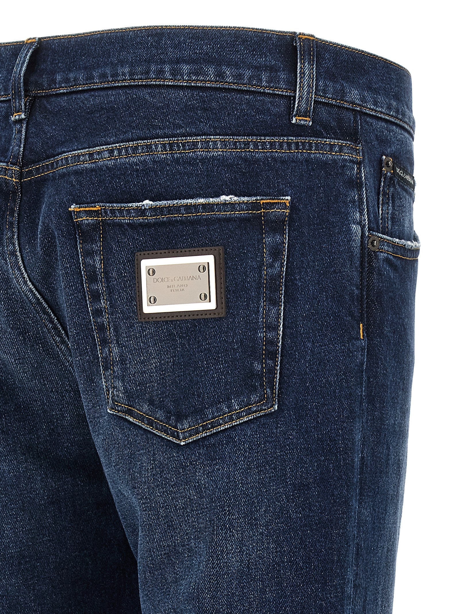 Dolce & Gabbana 100% Cotton jeans in blue — view 4