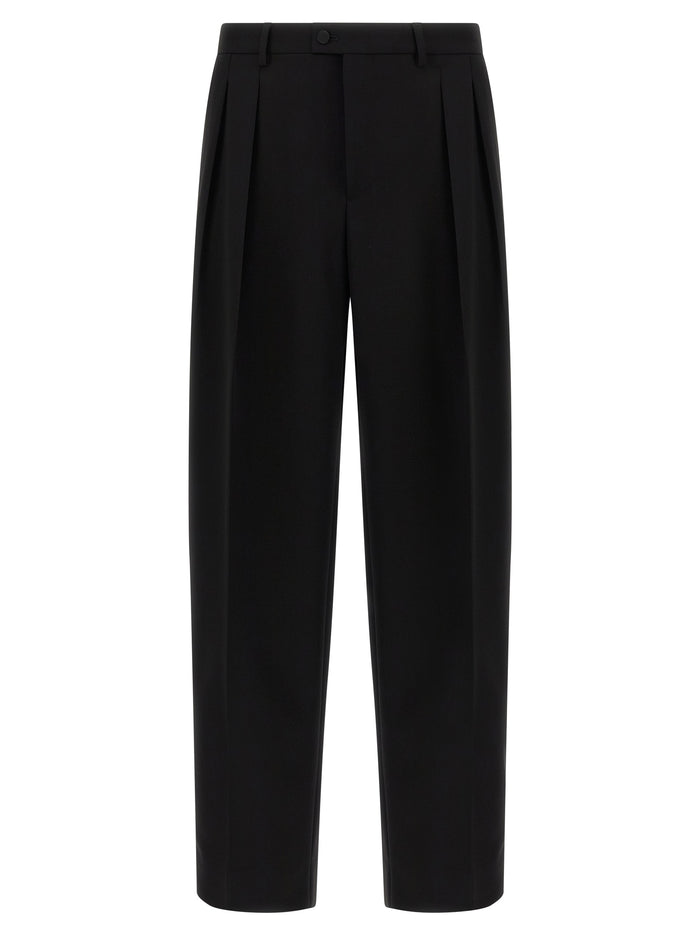 Dolce & Gabbana 100% virgin wool trousers in black