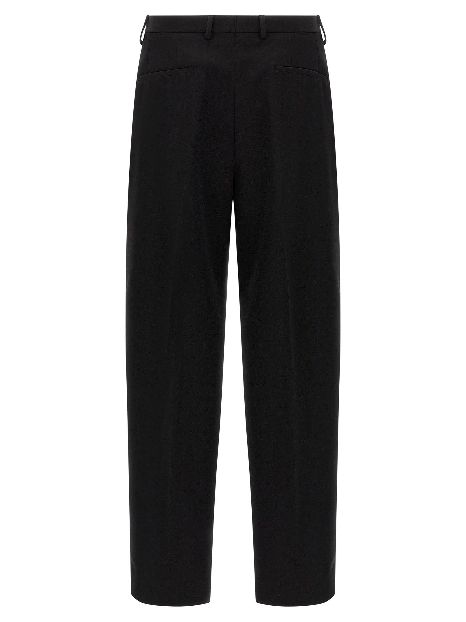 Dolce & Gabbana 100% virgin wool trousers in black — view 2