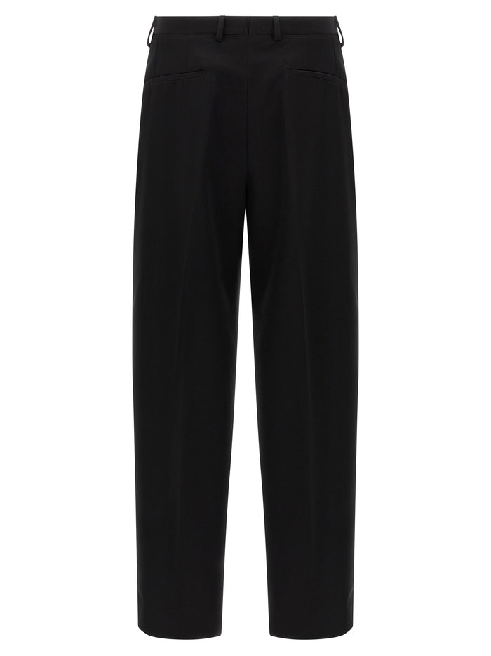 Dolce & Gabbana 100% virgin wool trousers in black — view 2