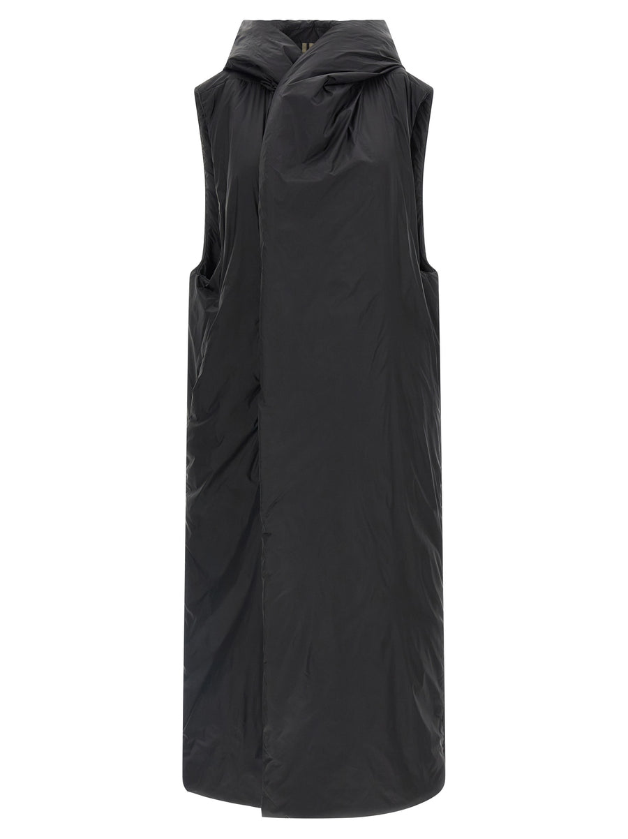 Drkshdw 100% recycled nylon vest in black