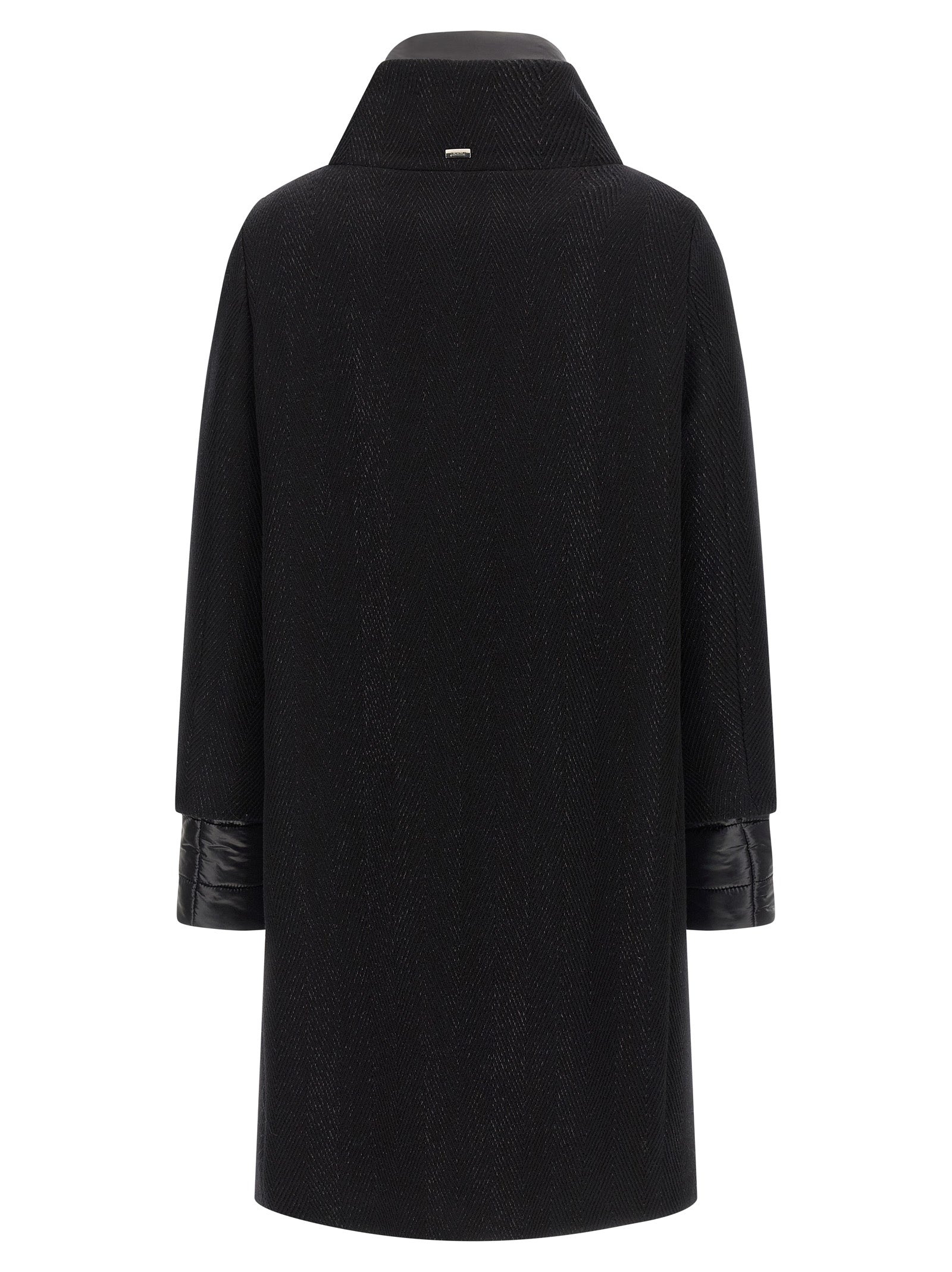 Herno 59% Wool coat in black — view 2