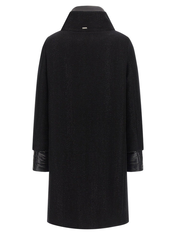 Herno 59% Wool coat in black — view 2