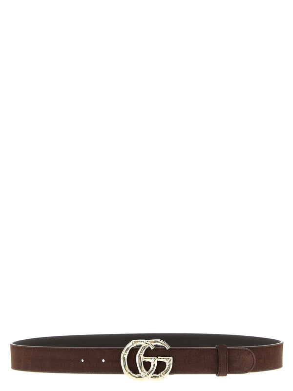 Gucci 100% calfskin leather (Bos Taurus) belt in brown