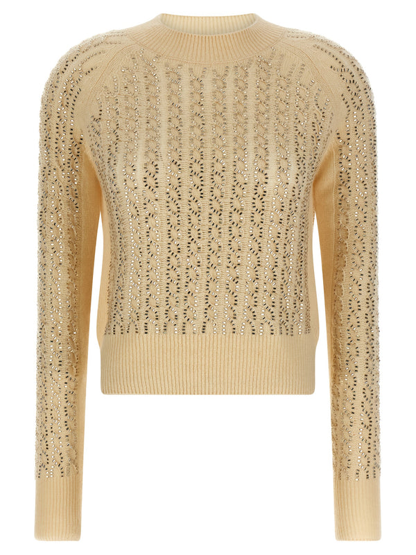 Ermanno Scervino 70% Virgin Wool sweater in beige