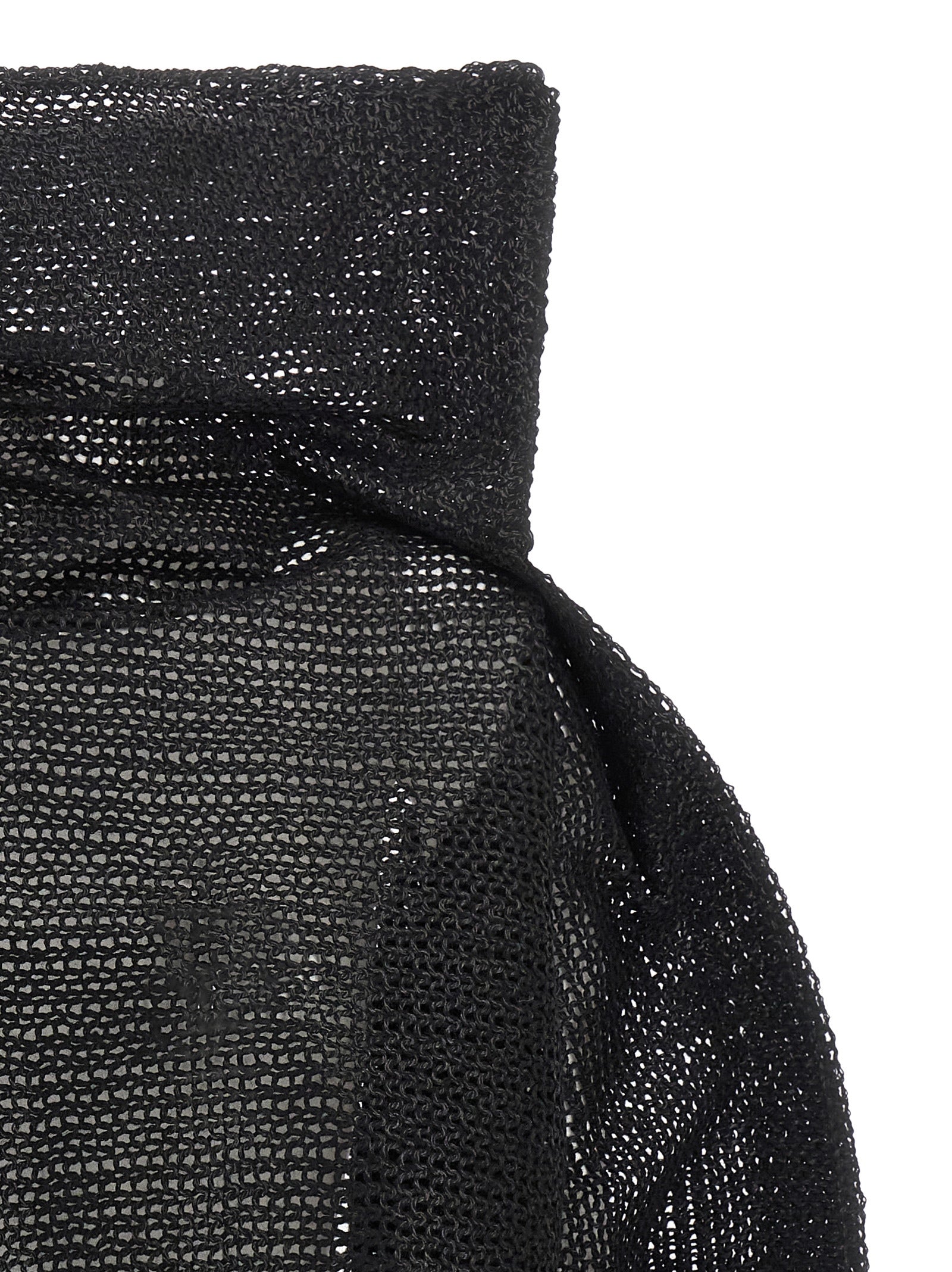 Issey Miyake 62% Wool sweater in black — view 3