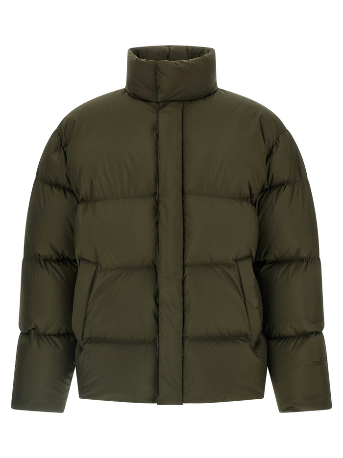 Saint Laurent 100% Polyester down jacket in green