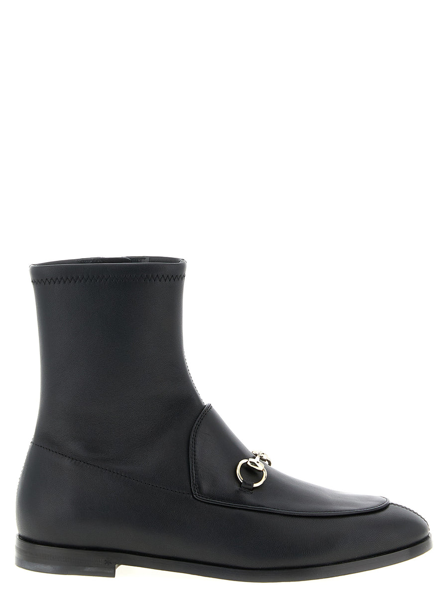 Gucci 100% lamb leather boot in black