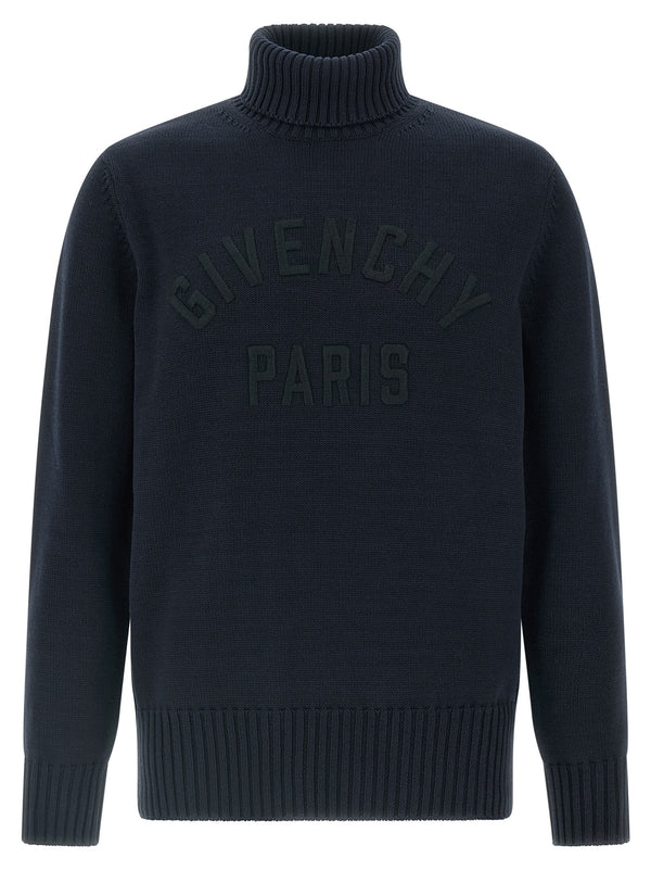 Givenchy 100% cotton sweater in navy