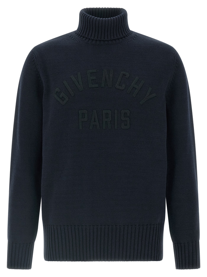 Givenchy 100% cotton sweater in navy