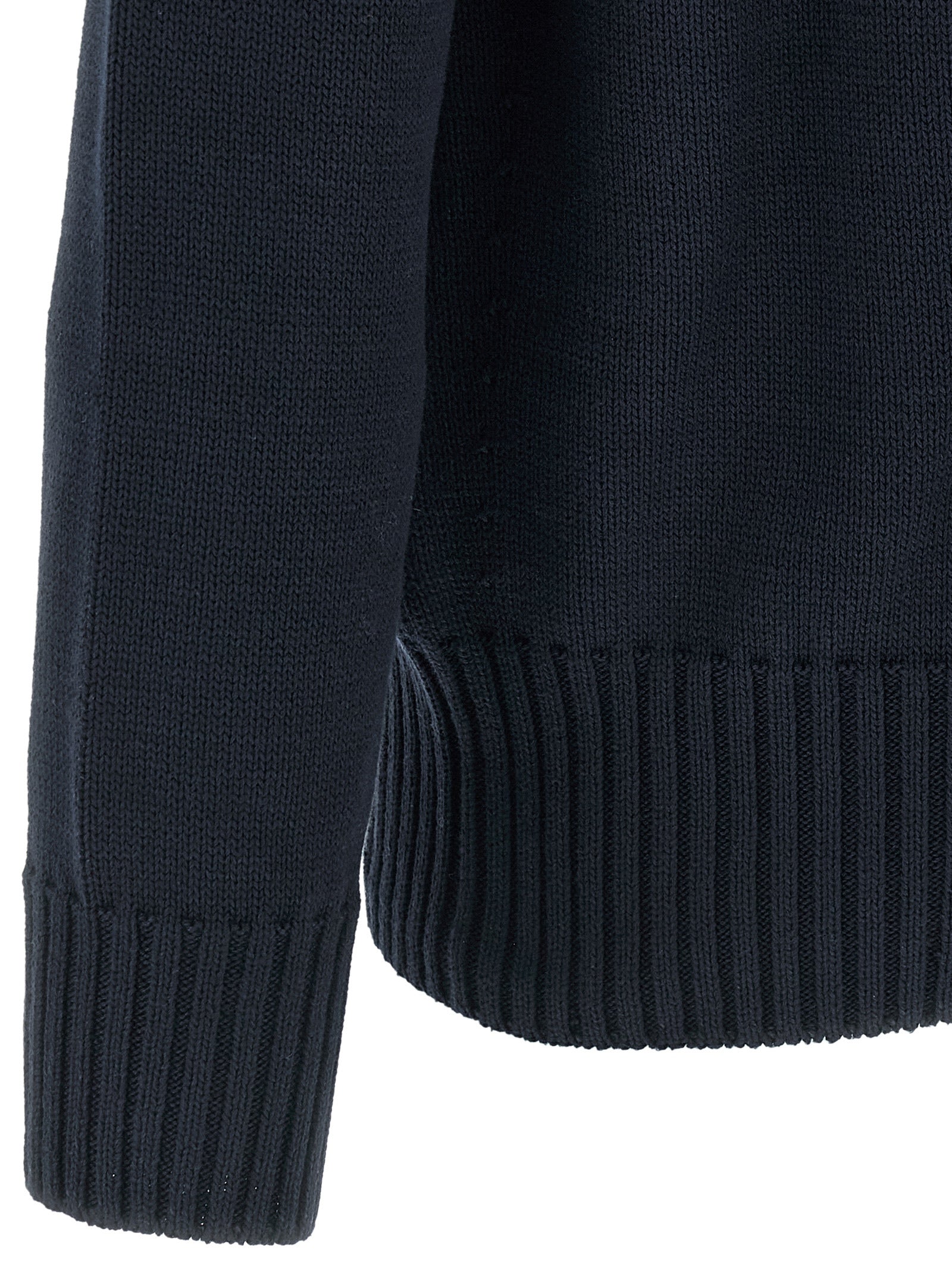 Givenchy 100% cotton sweater in navy — view 4
