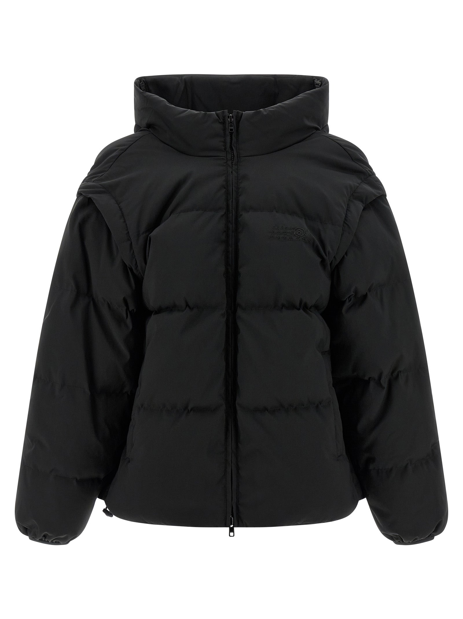 MM6 Maison Margiela 100% polyester down jacket in black