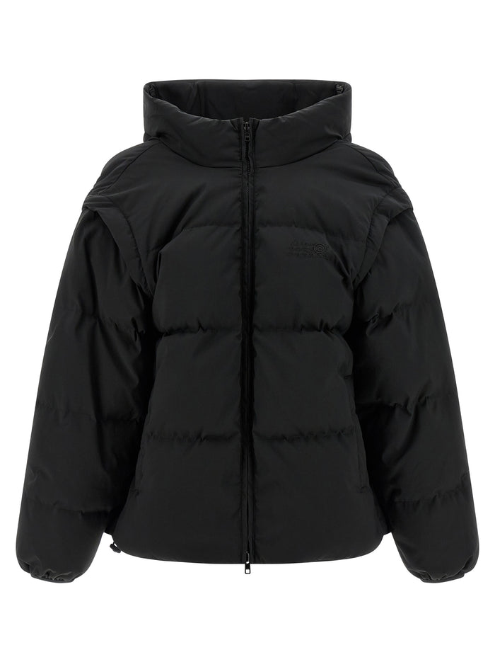 MM6 Maison Margiela 100% polyester down jacket in black