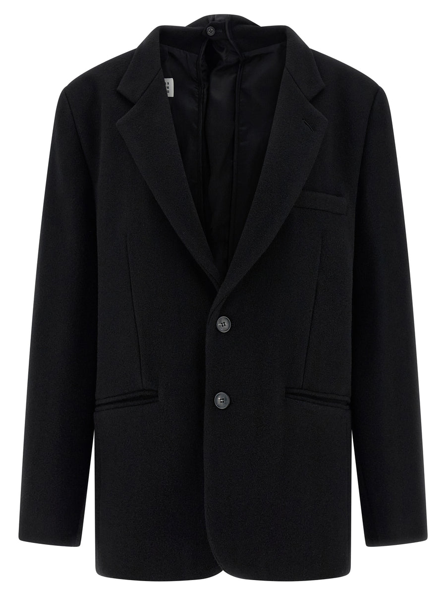 MM6 Maison Margiela 80% virgin wool blazer in black