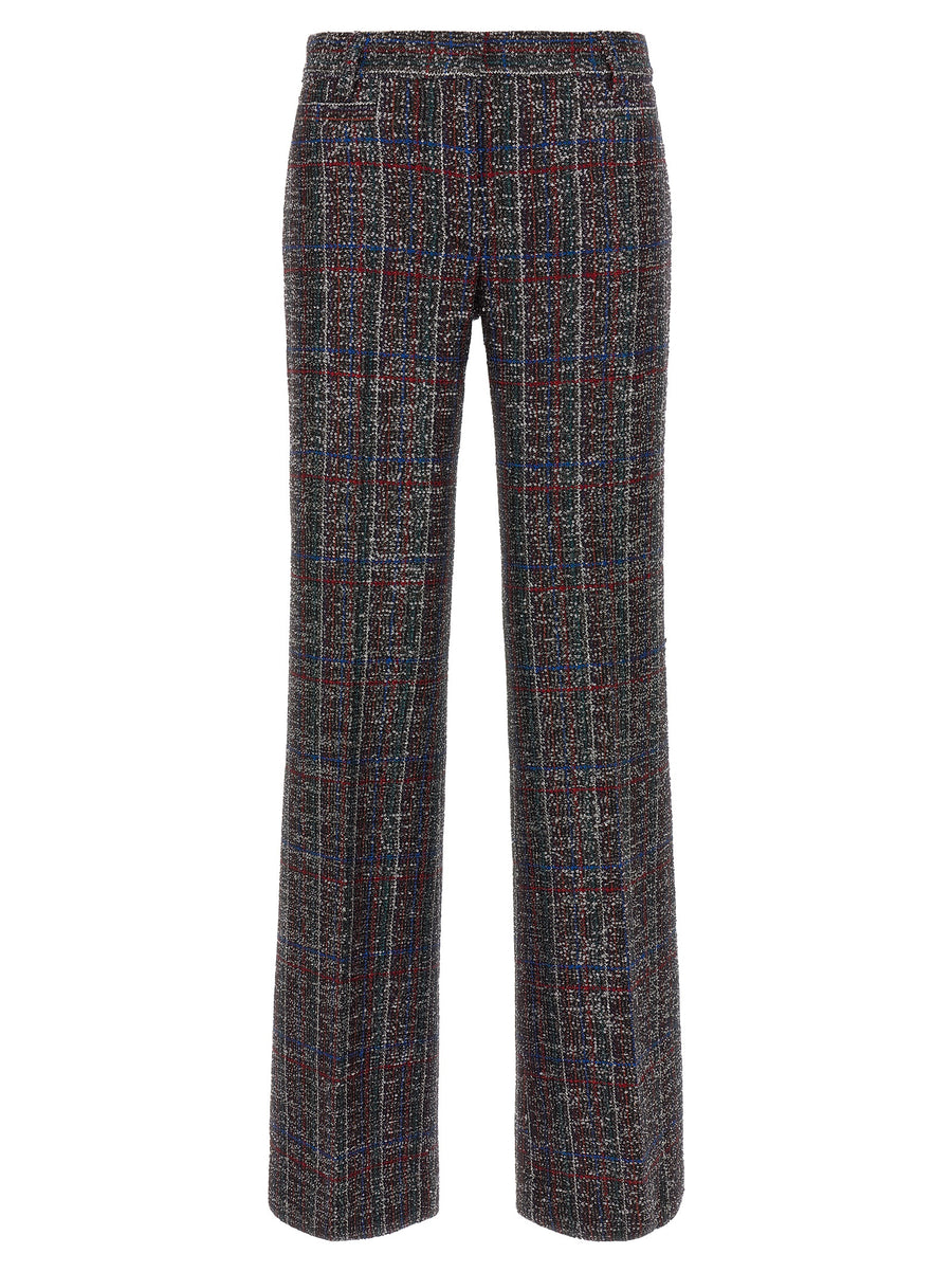Missoni 78% viscose trousers in multicolor