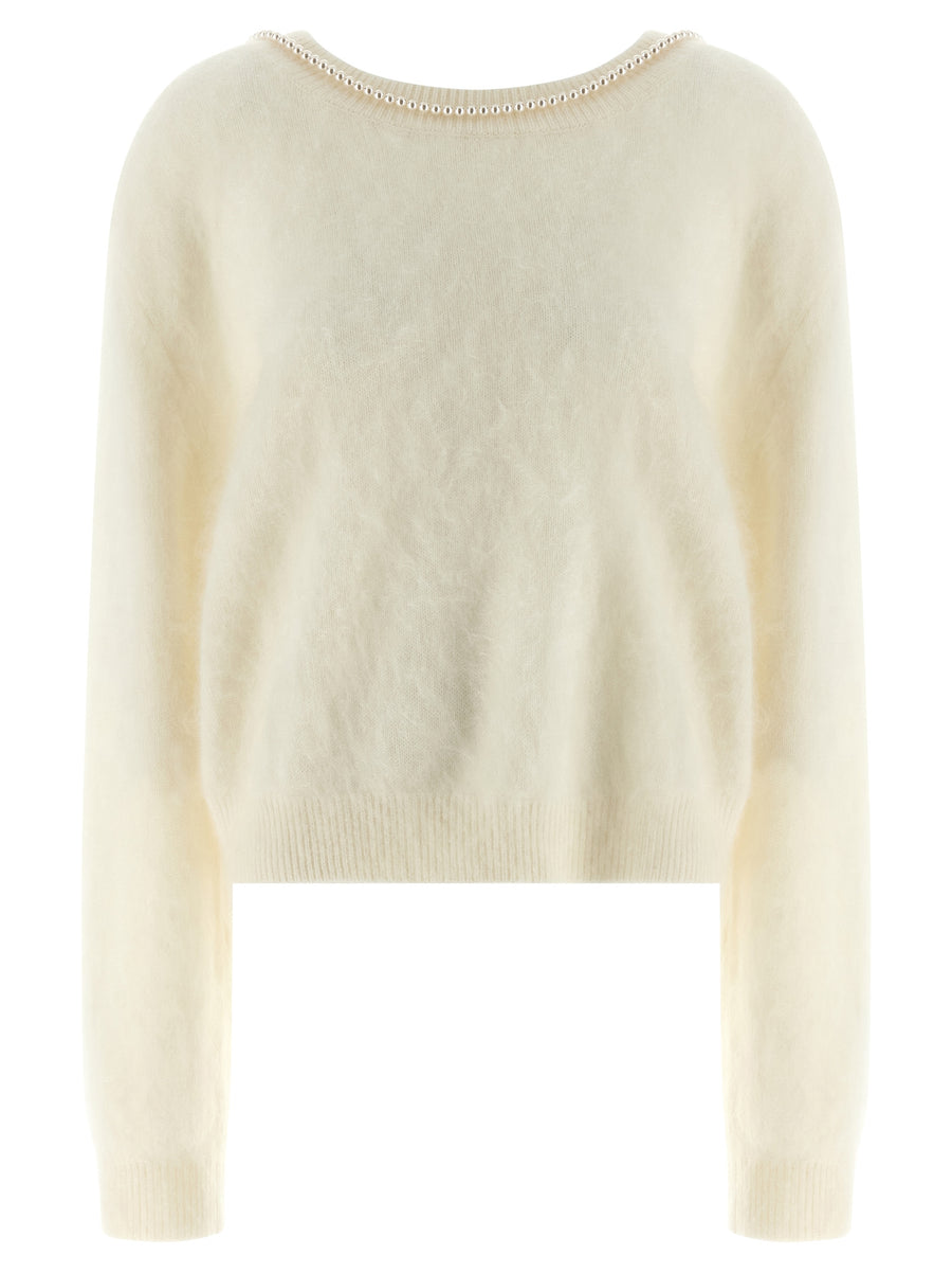 Bernadette 100% cashmere cardigan in white