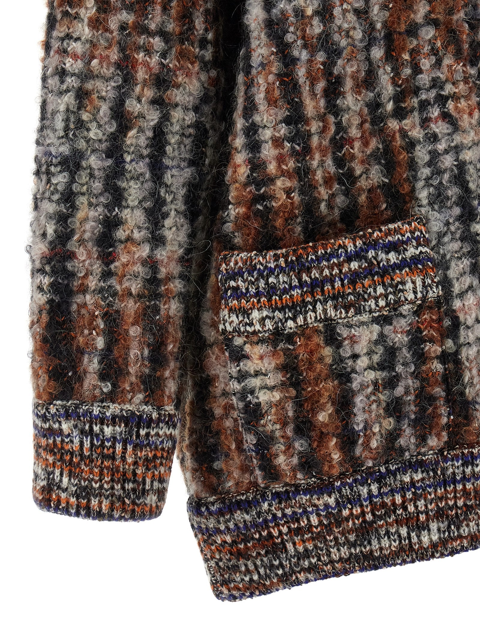 Missoni 40% wool cardigan in multicolor — view 4