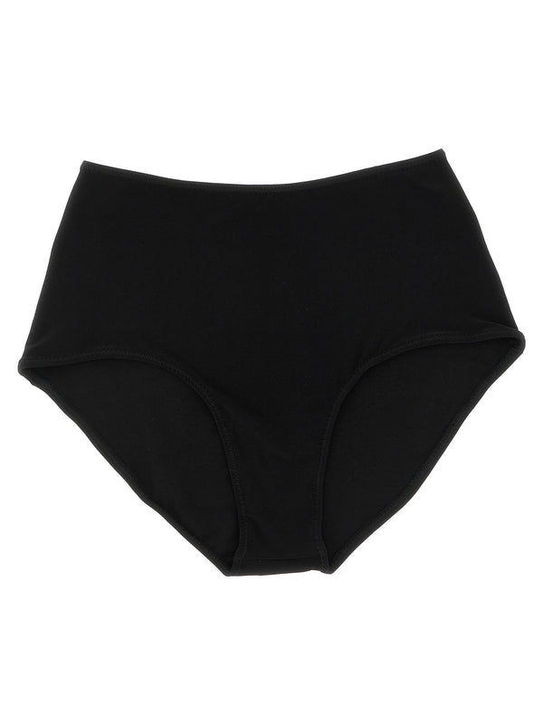 Norma Kamali 95% polyester briefs in black