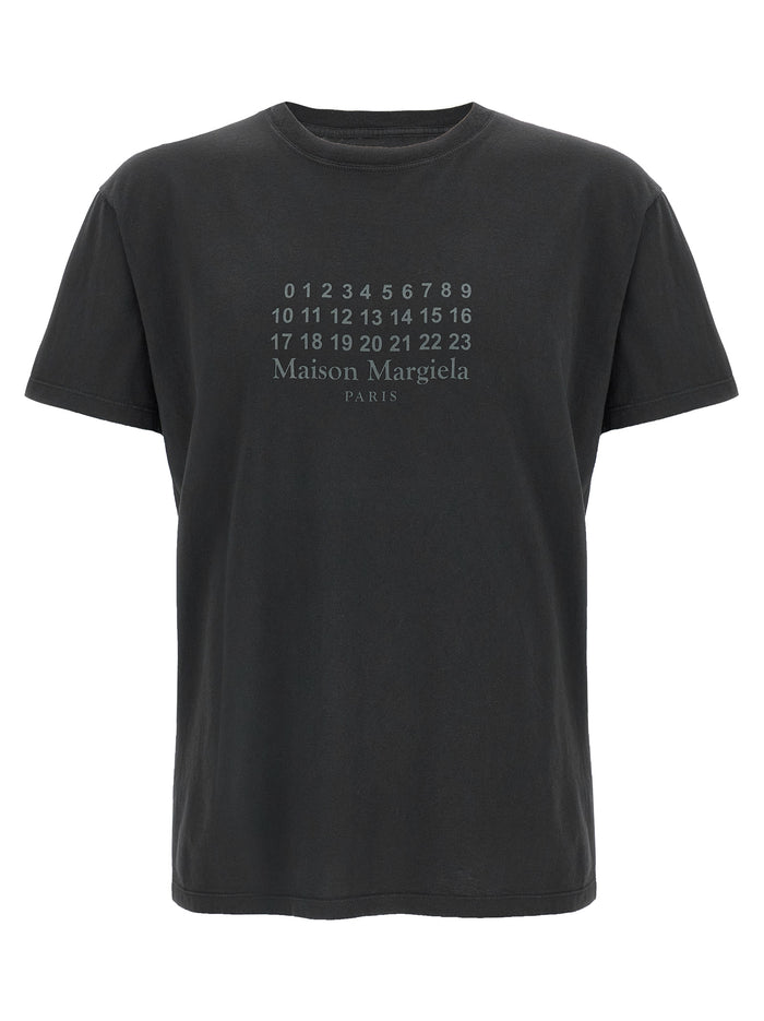 Maison Margiela 100% cotton t-shirt in black