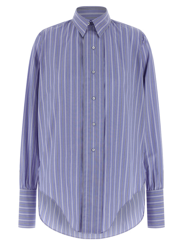 Maison Margiela 100% Cotton blouse in blue