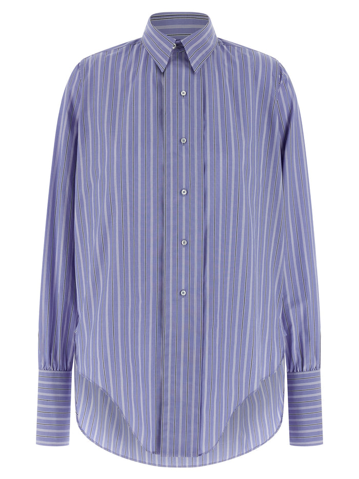 Maison Margiela 100% Cotton blouse in blue