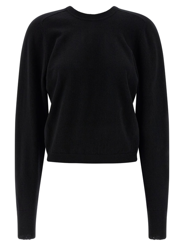 Maison Margiela 100% virgin wool sweater in black