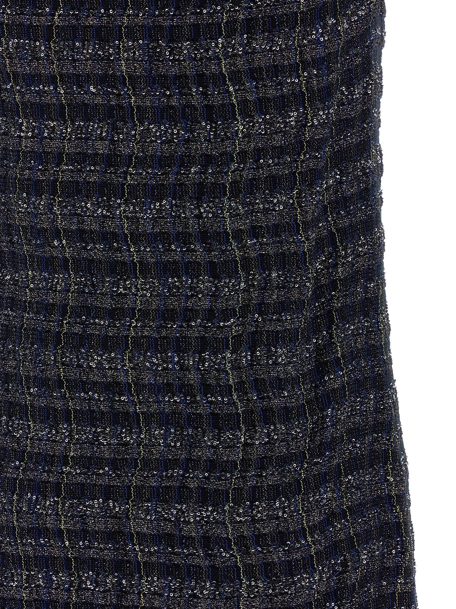 Missoni 63% Viscose dress in navy — view 4