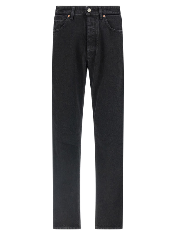 MM6 Maison Margiela 100% cotton jeans in black