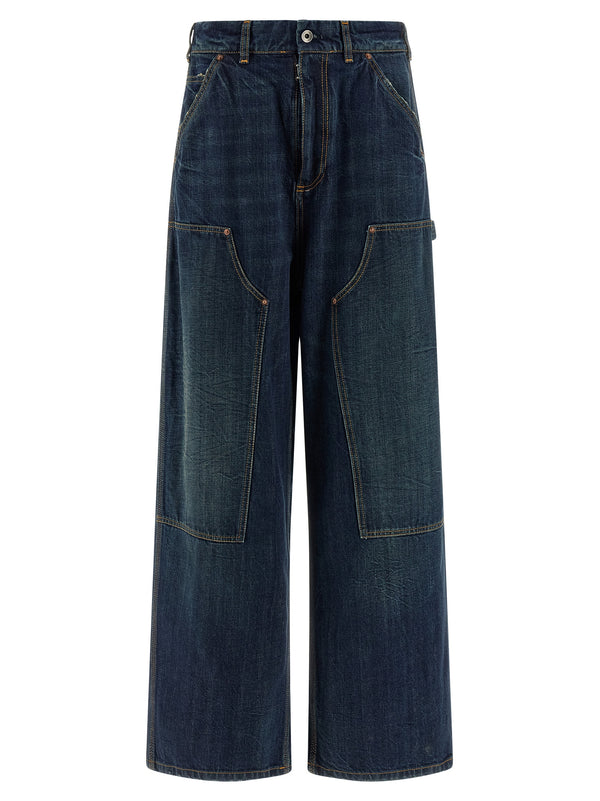 Maison Margiela 100% cotton jeans in blue