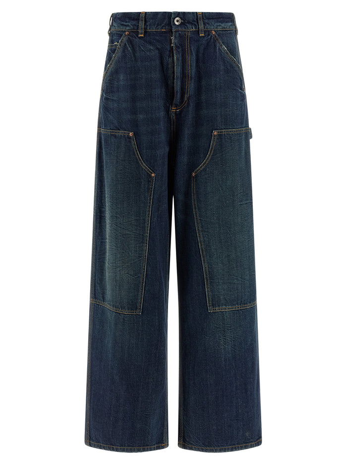 Maison Margiela 100% cotton jeans in blue