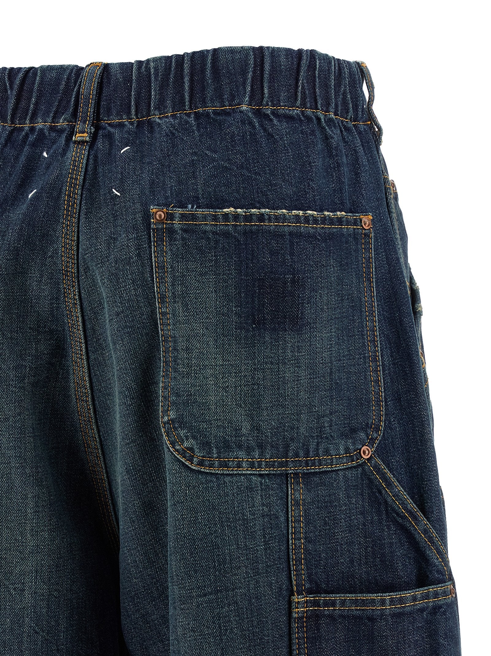 Maison Margiela 100% cotton jeans in blue — view 4